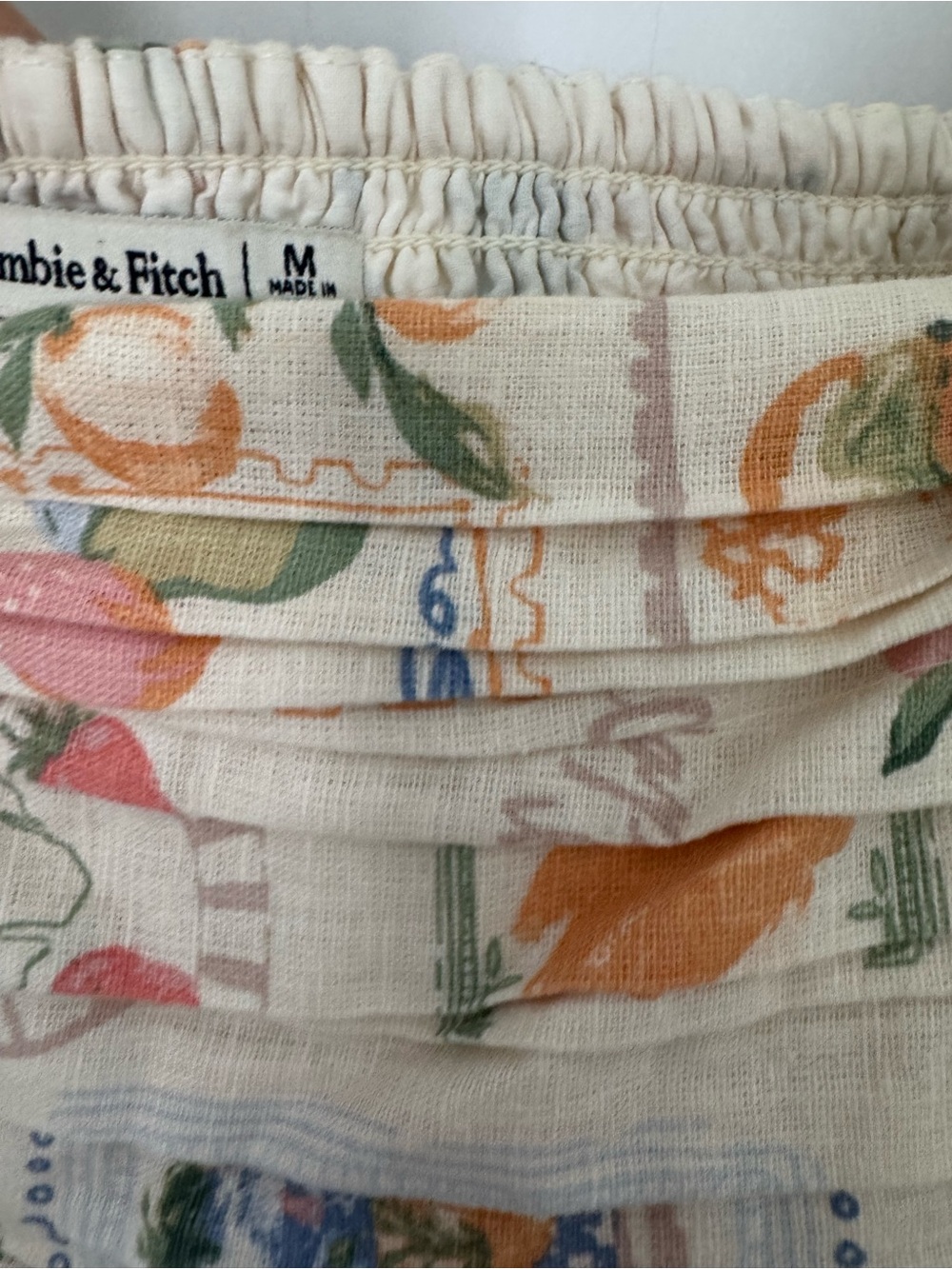 Abercrombie & Fitch Emerson Linen puff sleeve mini Dresses - Picture 7 of 7